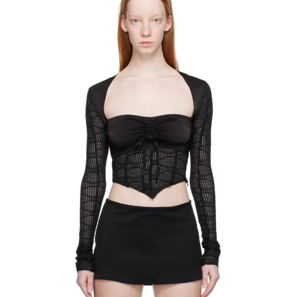 Black Archangel Swirl Long Sleeve T-shirt